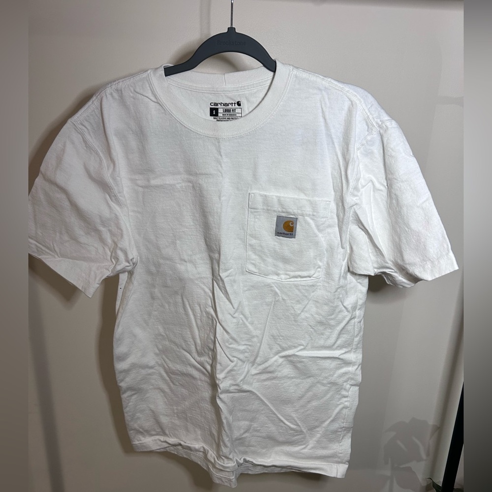 Carhartt Women’s White Pocket T-Shirt